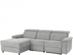 Trivietė sofa Loft Tanaro, pilka