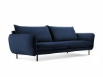 Sofa Cosmopolitan Design Vienna 4S, mėlynas aksomas