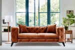 Hanah Home 2 vietų sofa Como - Oranžinis