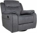 Fotelis Recliner armchair GENTRY manual, pilkas