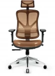 Diablo Chairs Diablo V-Basic juoda - oranžinė ergonominė kėdė