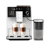 "Melitta LatteSelect Frosted Silver Black