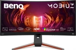 Benq Itin platus išlenktas žaidimų monitorius EX3410R | 34" MOBIUZ I 1 ms I 144 Hz I 3440 x 1440 WQHD I 21:9 I VA I HDMI jungtys 2