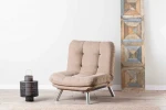 Kalune Design 1 sėdynės sofa Misa Solo - Mink