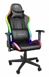 Žaidimų kėdė Trust GXT 716 Rizza RGB LED Illuminated Gaming Chair, Juoda, 23845