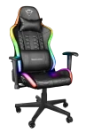 Žaidimų kėdė Trust GXT 716 Rizza RGB LED Illuminated Gaming Chair, Juoda, 23845