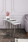 TV staliukas Kalune Design Lizdų stalas (3 vienetai) Ce Metal Zigon - 9406