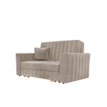 Sofa-lova Clivia Glam 2, smėlio spalvos