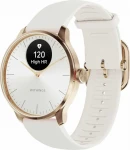 Išmanusis laikrodis Withings Scanwatch Light, 37 mm, Rožinio aukso spalvos korpusas su baltos spalvos dirželiu