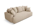 Sofa-lova Micadoni Bette, 241x104x93 cm, smėlio spalvos