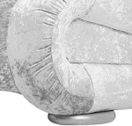 Beliani Lazarko vandens lova Veliūras 160 x 200 cm sidabro AVIGRON!