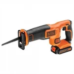 Black & Decker Juodas + DECKER SAW SAW 18V 1.5Ah BDCR18