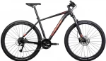 Dviratis Unibike Mission 29 2024 juodas-17" (Dydis: 17")