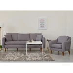 Sofa Kalune Design Sofos komplektas Sofia - Pilkas