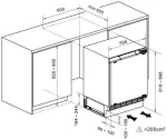 ĮMONTUOJAMAS ŠALDYTUVAS MPM-116-CJI-17/E Baltas