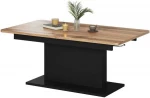 BUSETTI, c.table, wotan oak / juodas mat