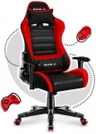 Žaidimų kėdė vaikams Huzaro Ranger 6.0, Juodos/Raudonos spalvos