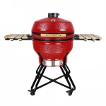 Kamado grilis su priedais Zyle XX Large, ZY26KSRDSET, 66 cm, raudonas