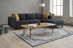 Kalune Design Kampinė sofa Kale Velvet Right - Anthracite