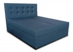 Kontinentinė lova Platinum, 160x200 cm, tamsiai mėlyna