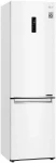 LG Šaldytuvas GBB72SWDMN Energijos vartojimo efektyvumo klasė E, Laisvai stovintis, Kombinuotas, Aukštis 203 cm, Sistema No Frost, Šaldytuvas neto talpa 277 L, Šaldiklio neto talpa 107 L, Ekranas, 36 dB, Baltas