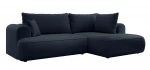 Dešininė kampinė sofa Selsey Ovo L, mėlyna