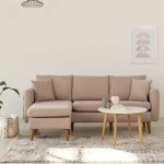 Kalune Design Kampinė sofa Sofia Köşe Left - Rock