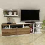 TV staliukas Kalune Design Televizoriaus spintelė Beste - Baltas, Walnut