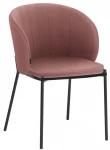 2-jų valgomojo kėdžių komplektas Loft24 Keira, rožinis