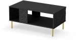 Gold BULLET LAW-1 coffee table, juodas / auksinis