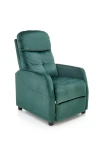 Fotelis FELIPE 2 recliner color: dark žalias