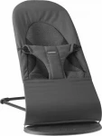 BabyBjörn Bouncer Balance Soft Woven -sitteri, jersey dark pilkas