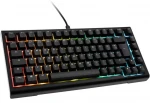 Ducky Tinker 75 Klaviatūra žaidimams, RGB, juodas - MX-Mėlyna