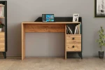 Kalune Design Darbo stalas Star - Atlantic Pine, Juodas