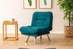 Hanah Home 1 vietos sofa-lova Misa Small Solo - Petrol Žalias