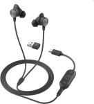 Logitech Logi Zone Earbuds ausinės  su laidu, Grafito spalvos