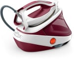 Tefal Pro Express Ultimate II GV9711E0 lyginimo garais stotelė 3000 W 1,2 L Durilium AirGlide padas Raudona, Baltas