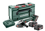 METABO.šlifuoklis KĄT.W 18 L 9-125 QUICK 3x4,0Ah