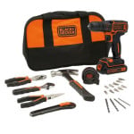 Suktuvas - gręžtuvas Black & Decker Suktuvas - gręžtuvas akumuliatorinė 18V BDCDC18HTSA-QW Black & Decker