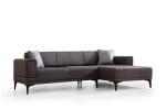 Kampinė sofa-lova Horizon Right, pilka