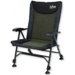 Kėdė DAM CamoVision Easy Fold Chair With Armrests Alu, juoda