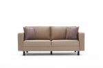 Sofa Asir Kale Velvet, smėlio spalvos