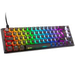 Ducky One 3 Aura Juodas SF klaviatūra žaidimams, RGB LED – MX–Raudona – DE išdėstymas