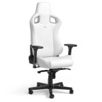 Žaidimų kėdė Noblechairs EPIC High-tech faux leather Gaming Chair, Baltas Edition