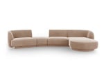 Modulinė sofa Micadoni Miley, ruda