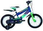 Vaikiškas dviratis 14" JUNIOR MAN ARGO/BLUE/GREEN 8001446125144 COPPI