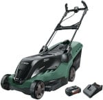 Akumuliatorinė vėjapjovė Bosch Advanced Rotak 06008B9706, su akumuliatoriumi