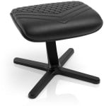 Noblechairs Podnóżek noblechairs Footrest V2.0, juoda, naturalna skóra (NBL-FR-RL-BLK)