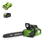 Grandininis pjūklas Greenworks gd40cs18k4