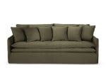 Sofa Micadoni Boho, 223x106x89 cm, žalia